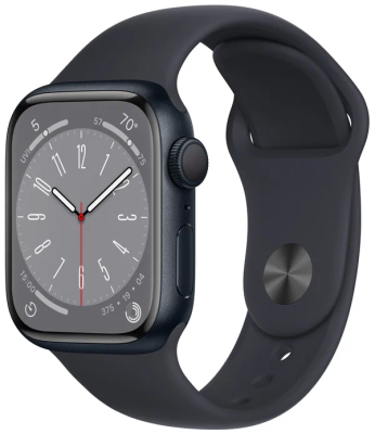 Apple Watch 8 41 мм S/M Midnight sport band