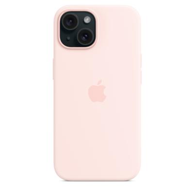 Чехол 15 Silicone Case Light Pink